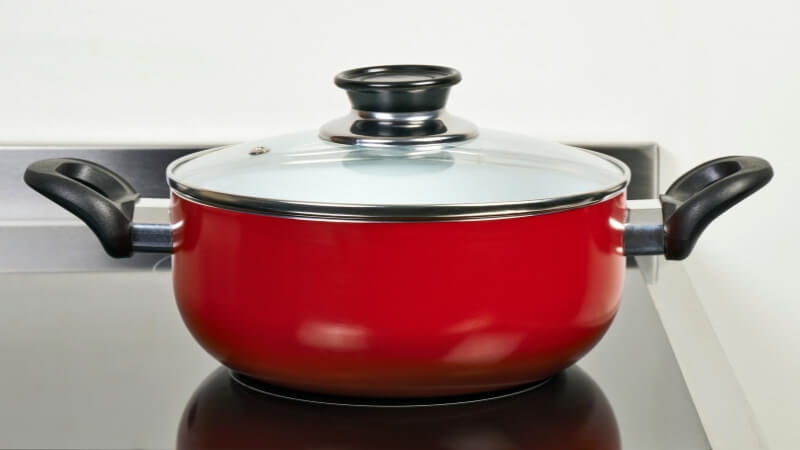 Ceramic cookware is non-stick and comes in many colors