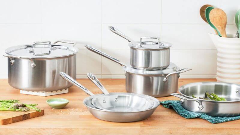 Ply refers to the number of metal layers used in stainless steel cookware